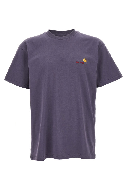 'American Script' T-shirt Purple
