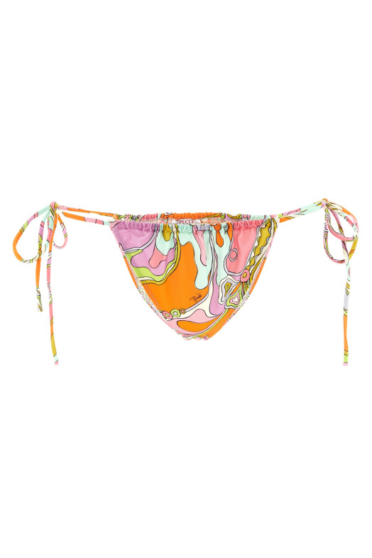'Orchidee' print bikini briefs Multicolor