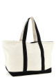Сумка для покупок «Canvas Beach Tote», черно-серая I0369261K6XX