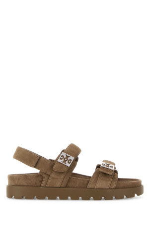 Cappuccino suede Mellow sandals TORY BURCH (180673)