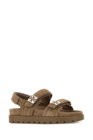 Cappuccino suede Mellow sandals TORY BURCH (180673)