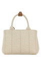 Two-tone canvas mini Prada JardiniÃ¨re handbag PRADA (1BA038V8OKRCYA)