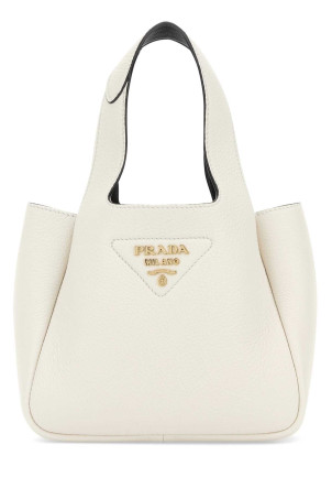 Біла шкіряна сумочка PRADA (1BA349VONO2DKV)