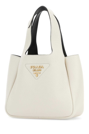 Біла шкіряна сумочка PRADA (1BA349VONO2DKV)