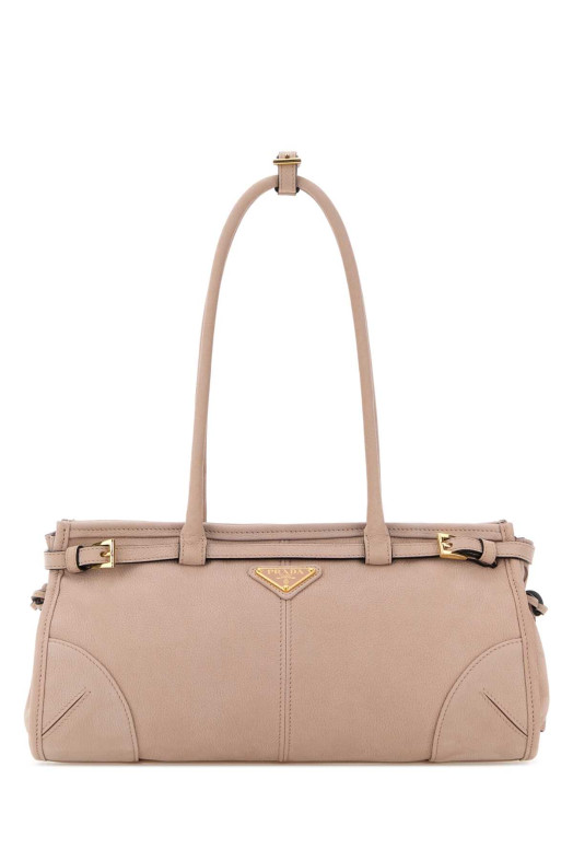Pink nabuk Prada Bonnie shoulder bag PRADA (1BA426VMOM2GB8)