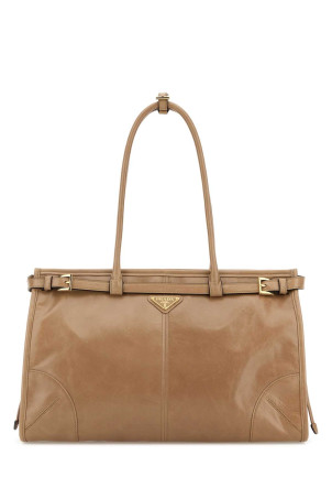 Beige large Prada Bonnie shoulder bag PRADA (1BA433VMOO2CYR)