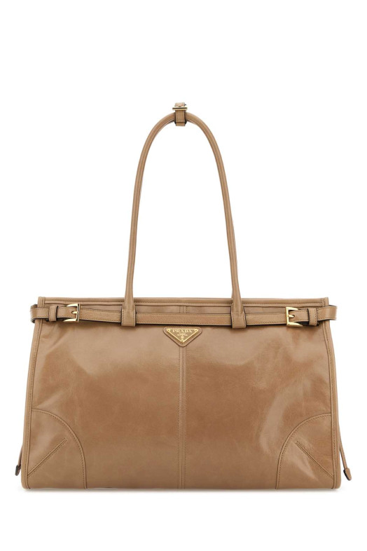 Beige large Prada Bonnie shoulder bag PRADA (1BA433VMOO2CYR)