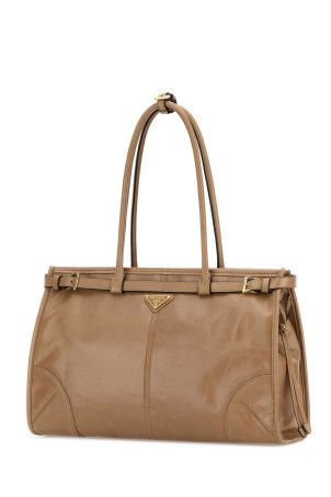 Beige large Prada Bonnie shoulder bag PRADA (1BA433VMOO2CYR)