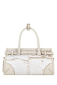 Printed canvas small Prada Bonnie handbag Black PRADA (1BA486VOFO2FPT)
