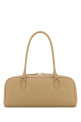 Beige leather medium handbag PRADA (1BB1702CYS)