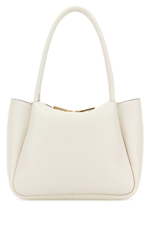Небольшая сумочка из кожи цвета слоновой кости PRADA (1BC145VSNM2DKV)