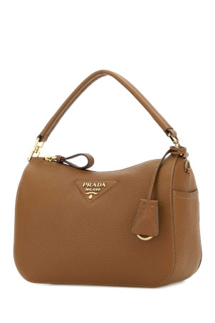 Camel leather small handbag PRADA (1BC277VONO2DKV)