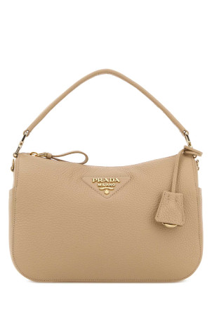 Beige leather small handbag PRADA (1BC277VONO2DKV)