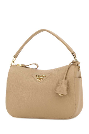 Beige leather small handbag PRADA (1BC277VONO2DKV)