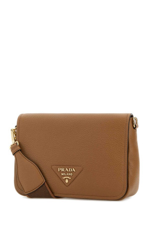 Brown leather crossbody bag PRADA (1BD314V7NO2DKV)