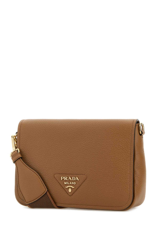 Brown leather crossbody bag PRADA (1BD314V7NO2DKV)