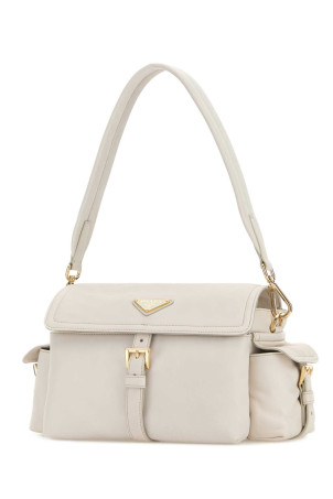 Сумка через плече Prada Explore з шкіри наппа кольору слонової кістки PRADA (1BD394VNOO2DX8)