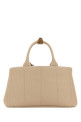 Beige canvas large Prada JardiniÃ¨re shopping bag PRADA (1BG554V8OKRCYA)