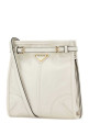 Мини-сумка Prada Bonnie через плечо из кожи цвета слоновой кости PRADA (1BH2292CYR)