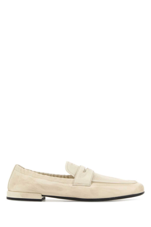 Ivory leather loafers PRADA (1D051OF010070)