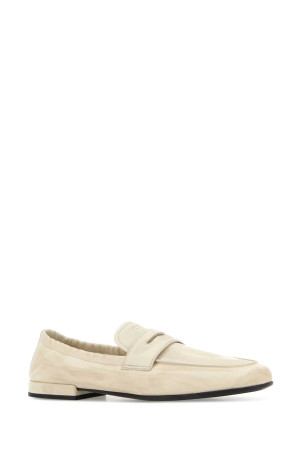 Ivory leather loafers PRADA (1D051OF010070)
