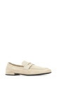 Ivory leather loafers PRADA (1D051OF010070)