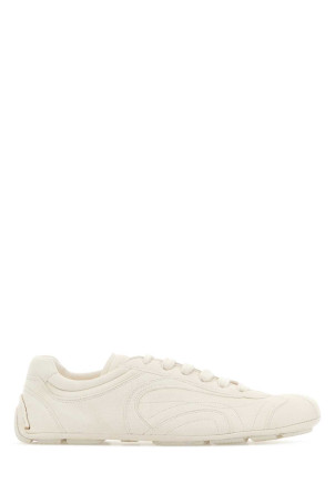 White suede Montecarlo sneakers PRADA (1E247OFDD10008)