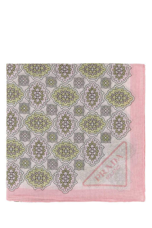 Printed cotton foulard PRADA (1FF0272CXR)