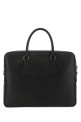Black leather brief case Black PRADA (2VE368VOOX9Z2)