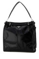 Black leather Prada Bonnie shopping bag Black PRADA (2VH2152CYR)