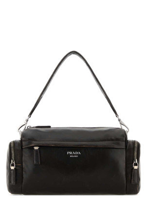Dark brown nappa leather crossbody bag PRADA (2VH2172C75)