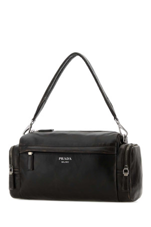 Dark brown nappa leather crossbody bag PRADA (2VH2172C75)