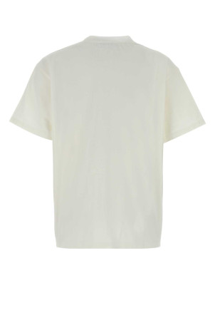White cotton t-shirt Black PRADA (3578BRSOOO19Z8)