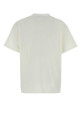 White cotton t-shirt Black PRADA (3578BRSOOO19Z8)