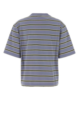 Embroidered cotton t-shirt PRADA (39684SOOO196A)