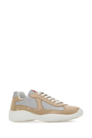 Two-tone leather and fabric Prada America s Cup sneakers PRADA (4E3400FG000ASZ)