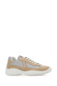 Двухцветные кроссовки Prada America’s Cup из кожи и ткани PRADA (4E3400FG000ASZ)