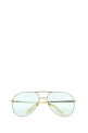 Солнцезащитные очки из золота GUCCI (520116I0330)