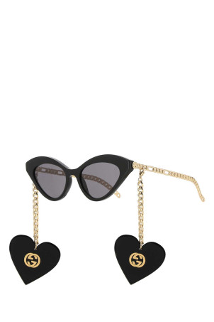 Two-tone acetate and metal sunglasses GUCCI (663770J0740)