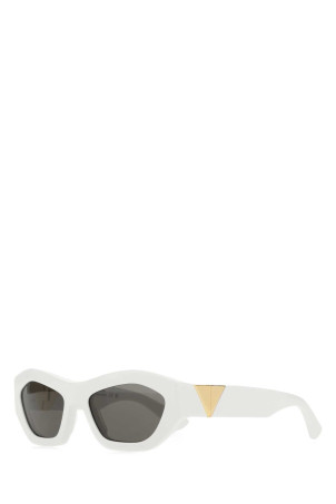 White acetate Angle sunglasses BOTTEGA VENETA (734117V2Q30)