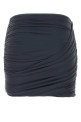 Graphite stretch nylon mini skirt Gray MAGDA BUTRYM (837526)