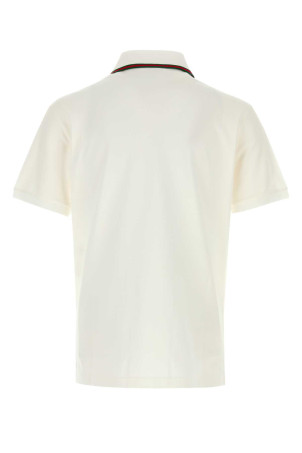 White piquet polo shirt GUCCI (872468XJHX5)