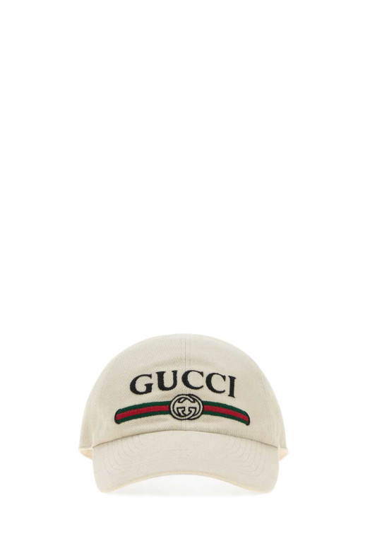 Sand canvas baseball cap GUCCI (8757364HBKH)