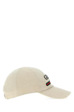Sand canvas baseball cap GUCCI (8757364HBKH)