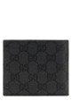 Кошелек Gucci Essence Classic из черной канвасы GG, черный GUCCI (876390FAF8A)