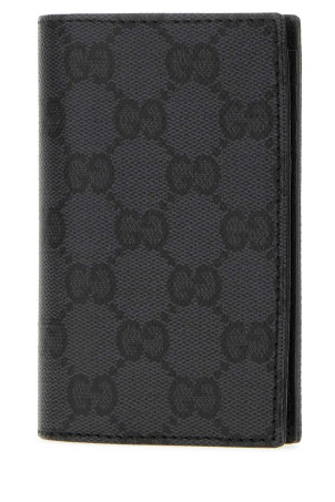Black GG canvas Gucci Essence Classic card holder Black GUCCI (876421FAF8A)