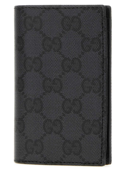 Картодержатель Gucci Essence Classic из черной канвы GG, черный GUCCI (876421FAF8A)