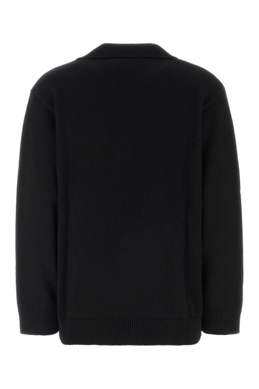 Black cashmere polo shirt Black VALENTINO GARAVANI (9B3KC75GAEW)
