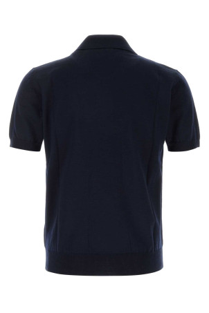 Midnight blue wool polo shirt VALENTINO GARAVANI (9V3KP04VBH9)