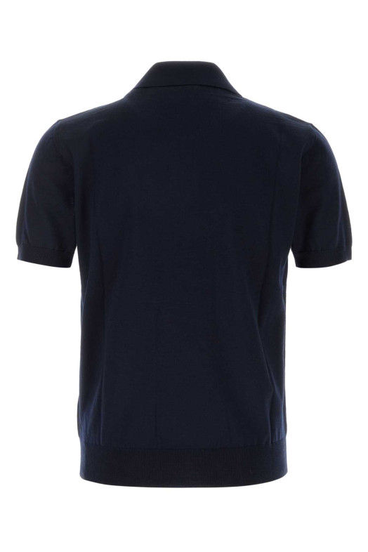 Midnight blue wool polo shirt VALENTINO GARAVANI (9V3KP04VBH9)